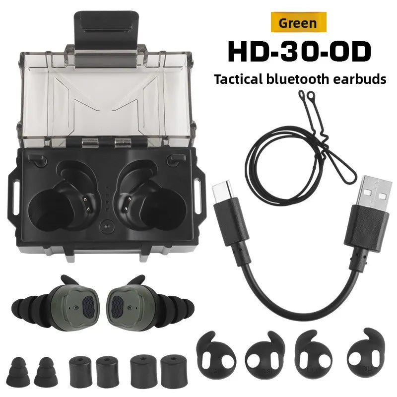 NULLPOINT HD-3O-OD Tactical Hunting Earbuds